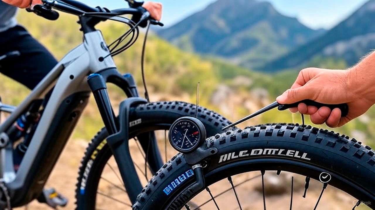 ajusta bien las presiones de tu ebike